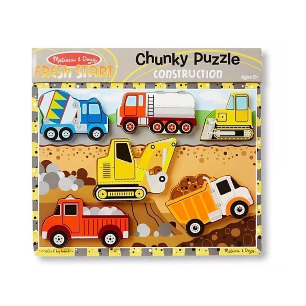 Melissa & Doug Construction Chunky Puzzle